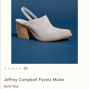 Jeffrey Campbell Favela Slingback
Grey Suede
